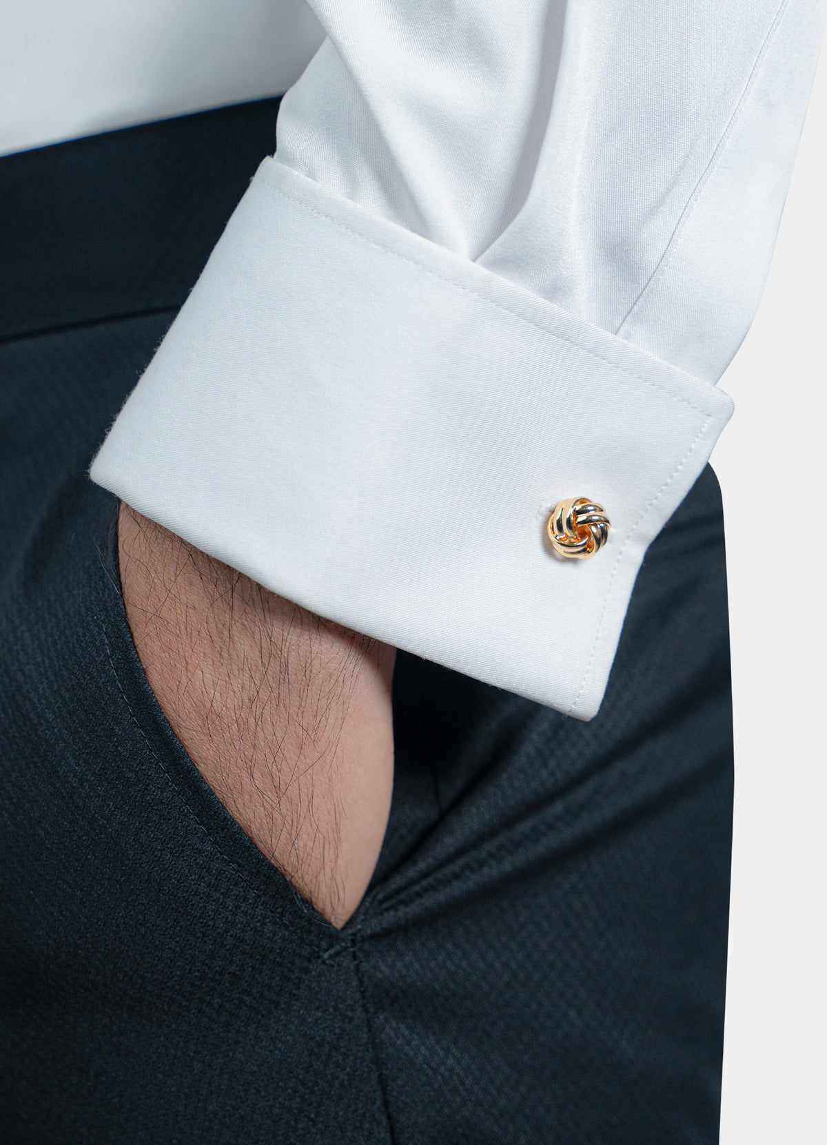 Standard Cufflinks - Gold Knot CA0001-Gold