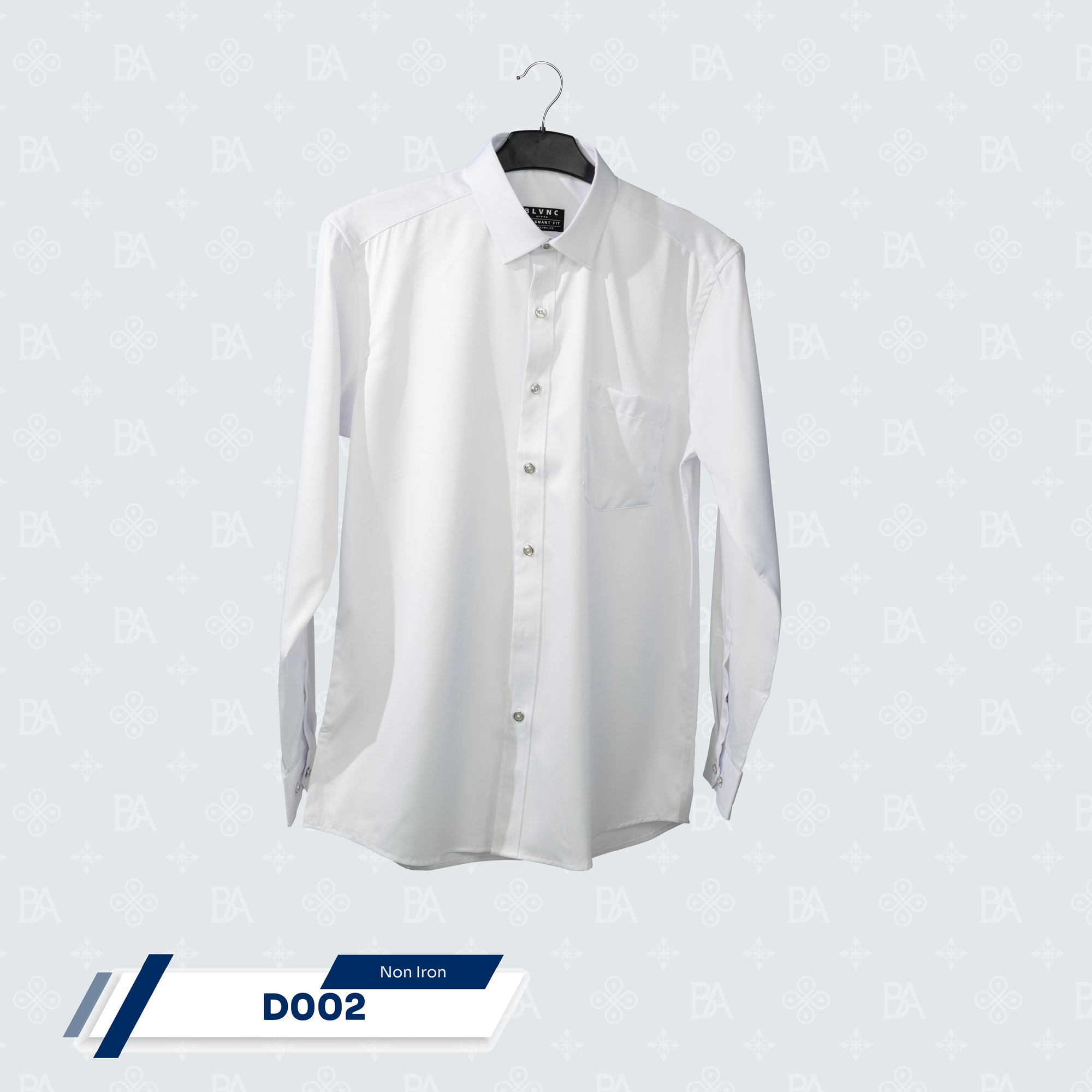 Non Iron Dress Shirt - White