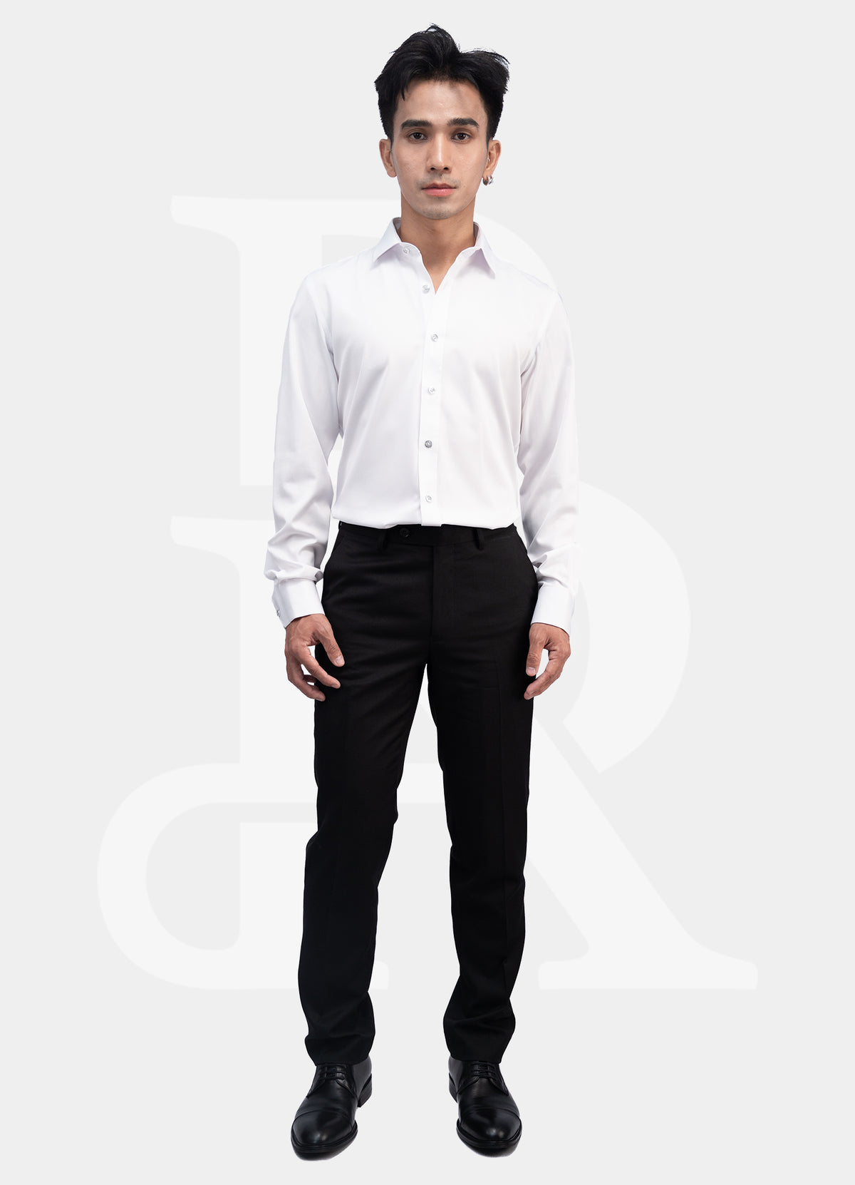 Non Iron Dress Shirt - White