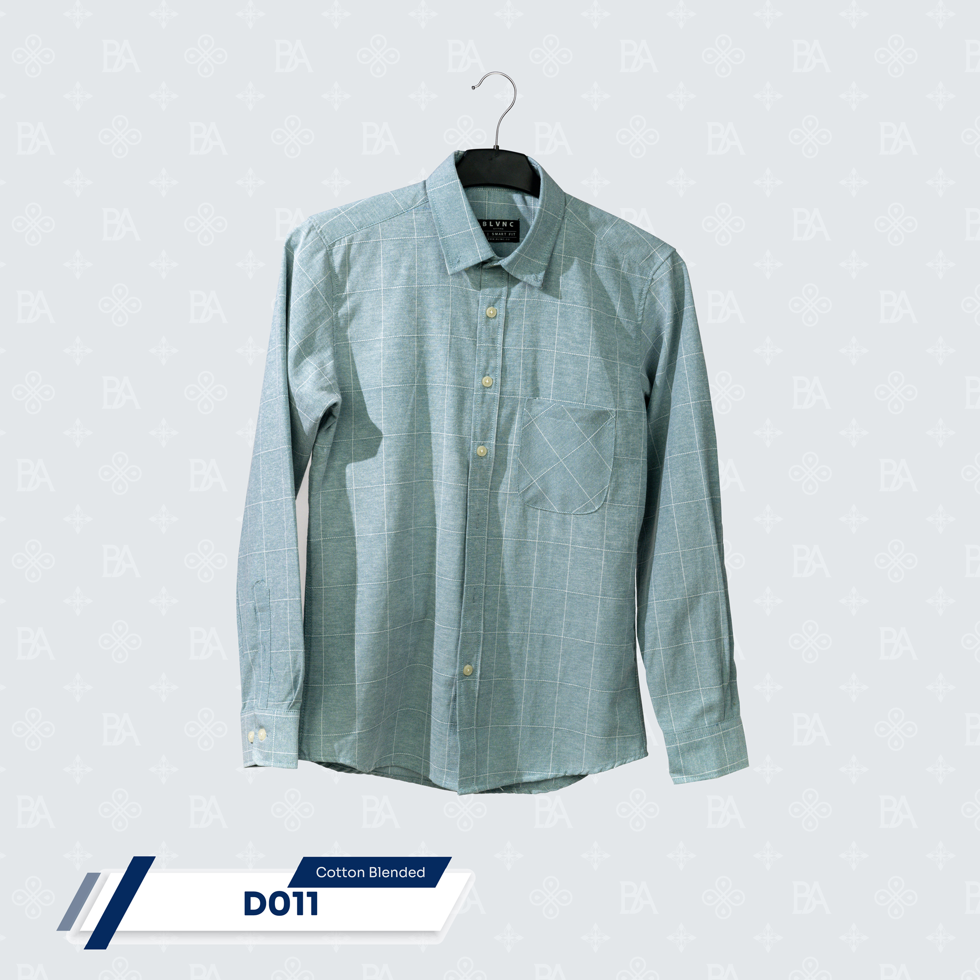 Dress Shirt - Green Pinstripe