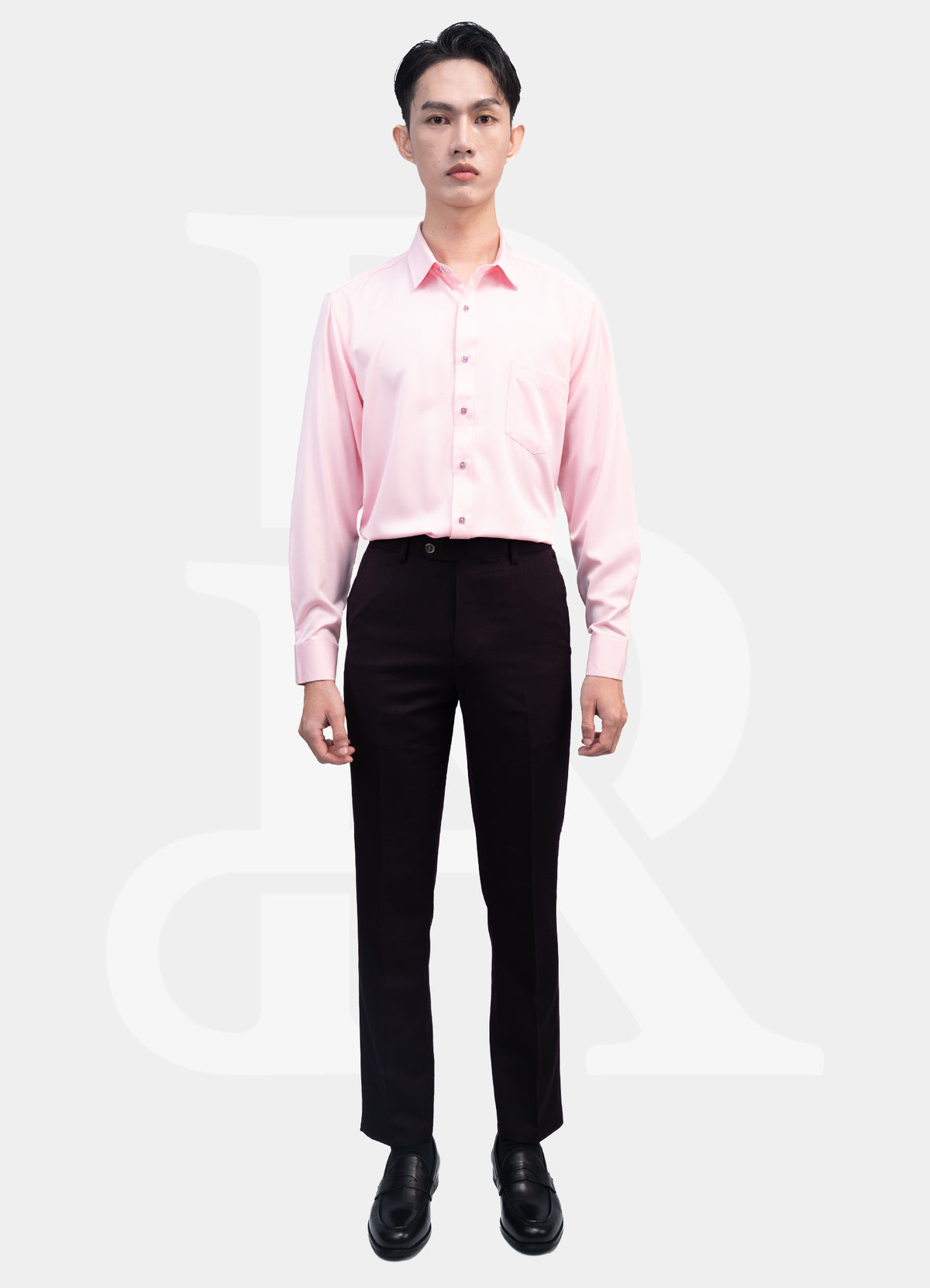 Non Iron Dress Shirt - Pink
