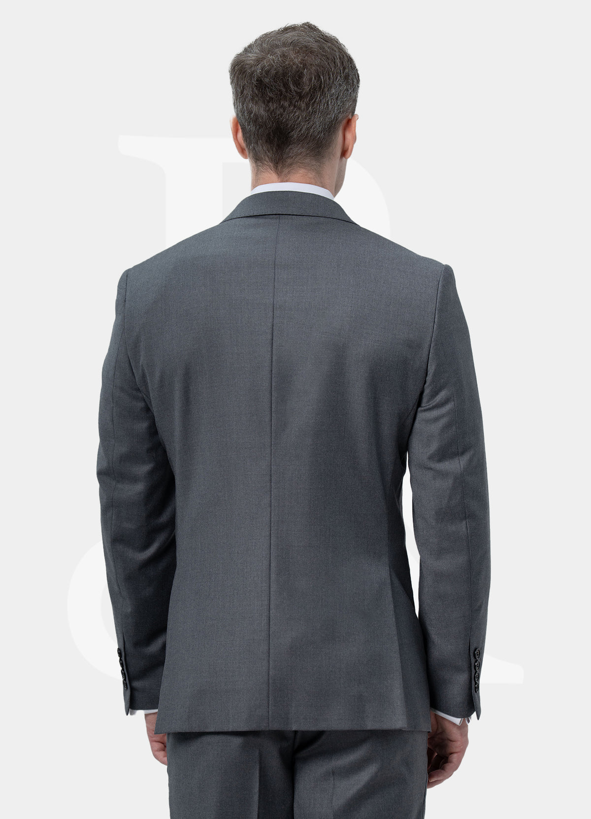 Wool Charcoal Collection, DB-AT027P | 100% Wool Suit Jacket