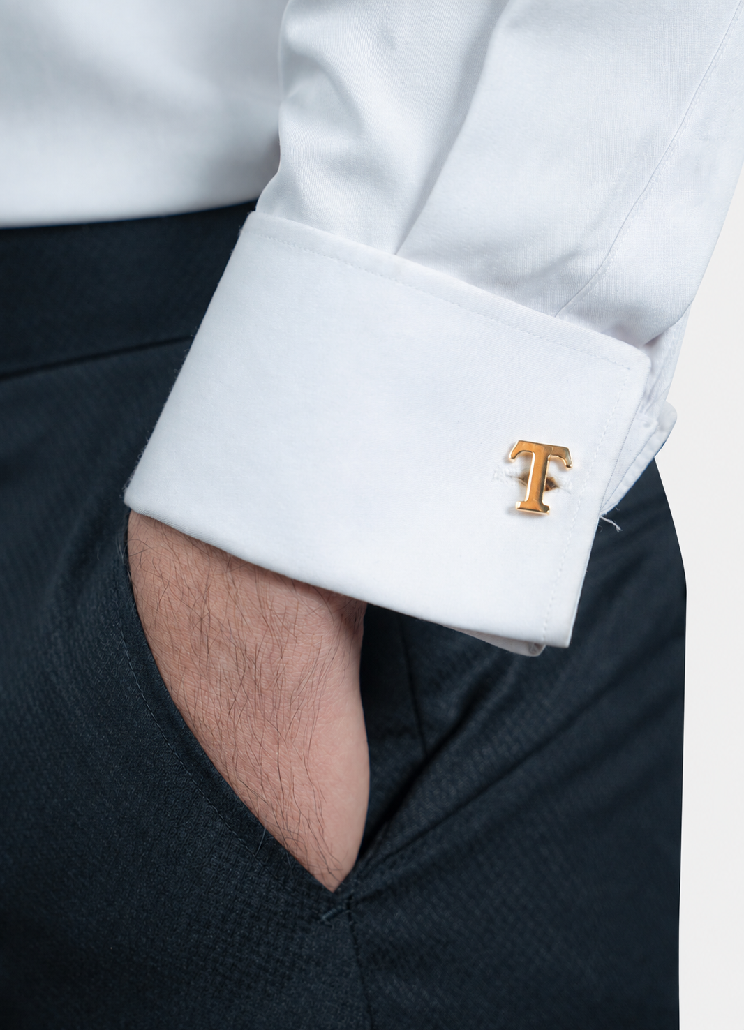 Cufflinks Standard - Gold T