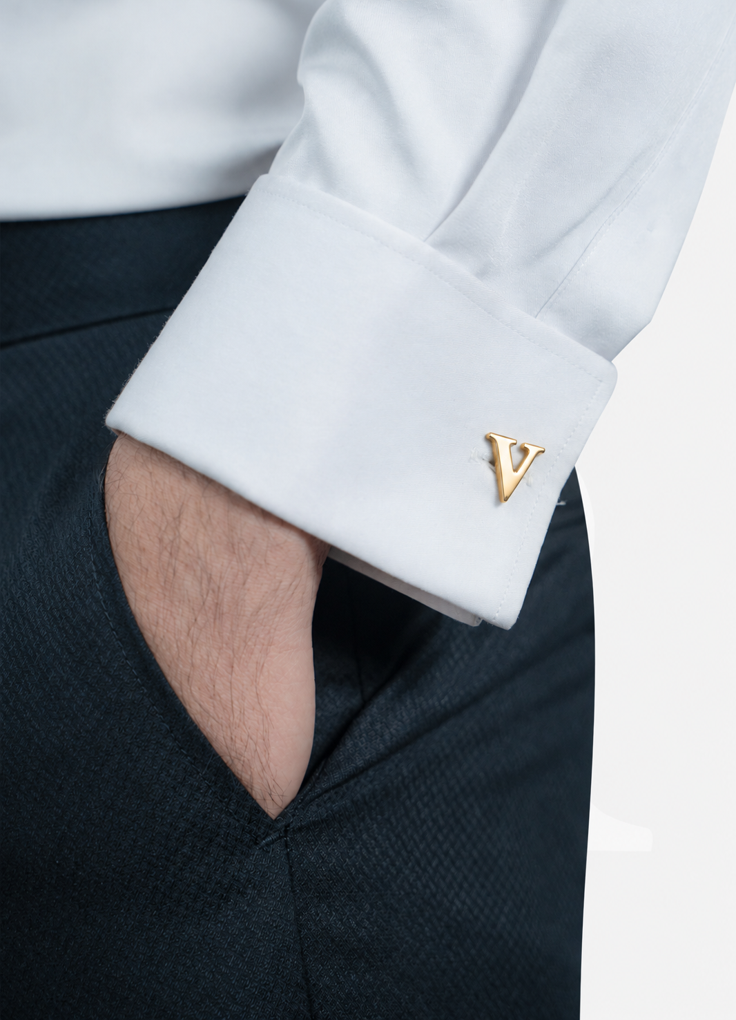 Standard Cufflinks - Gold V CL0001-gold-V
