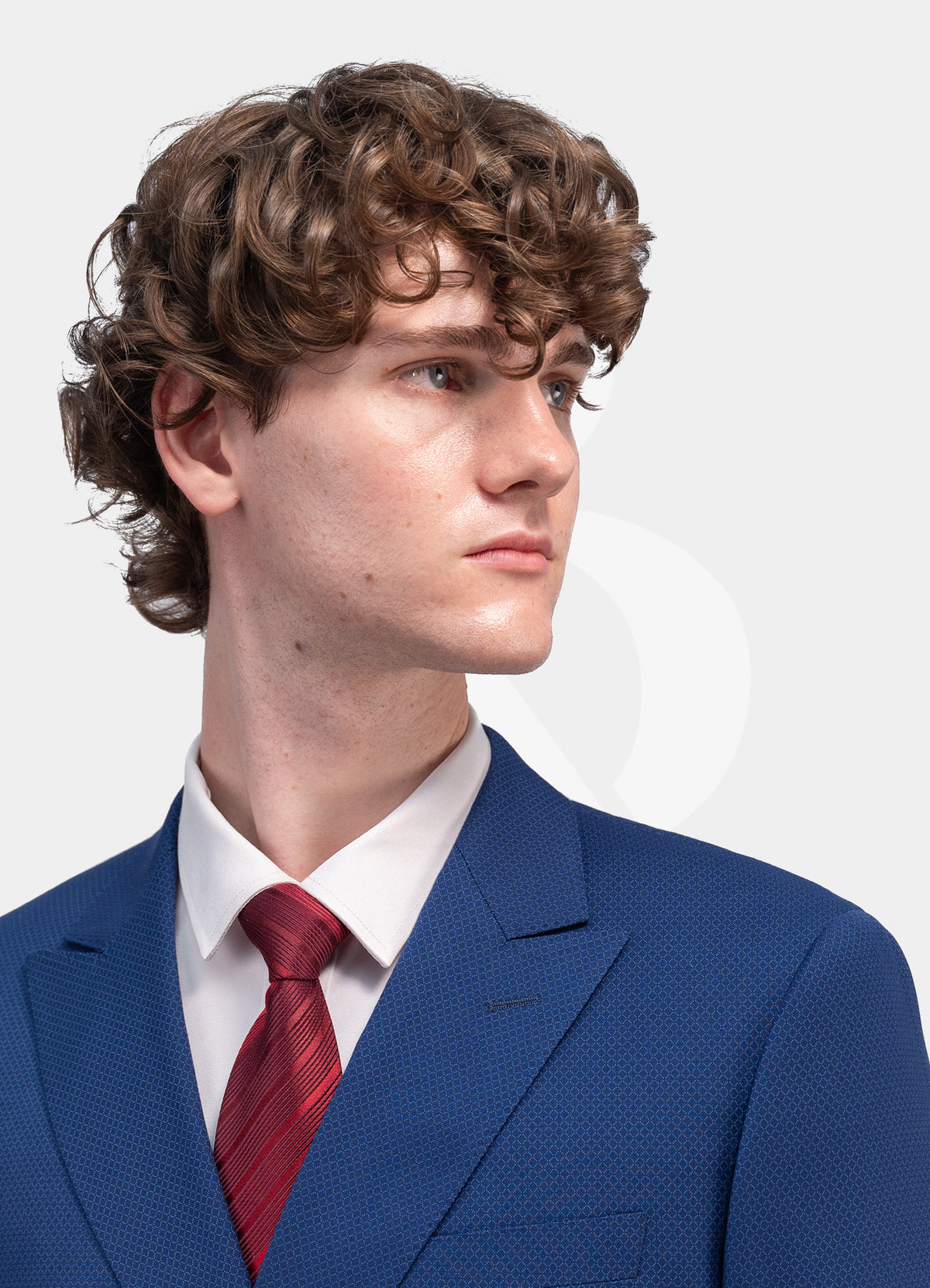 Stretch Suit Jacket - Double Breasted Navy A25629-33