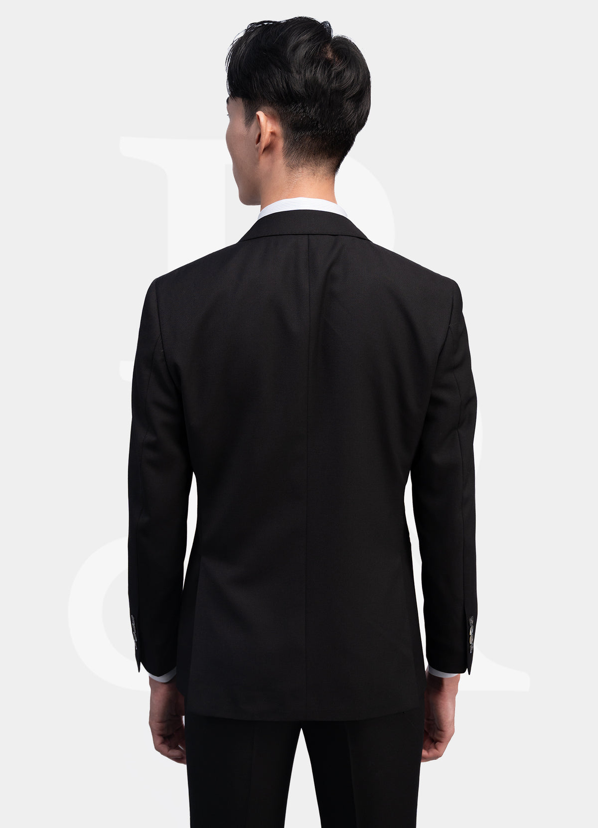 Elite Suit Jacket - Double Breasted Black DB-C2H043