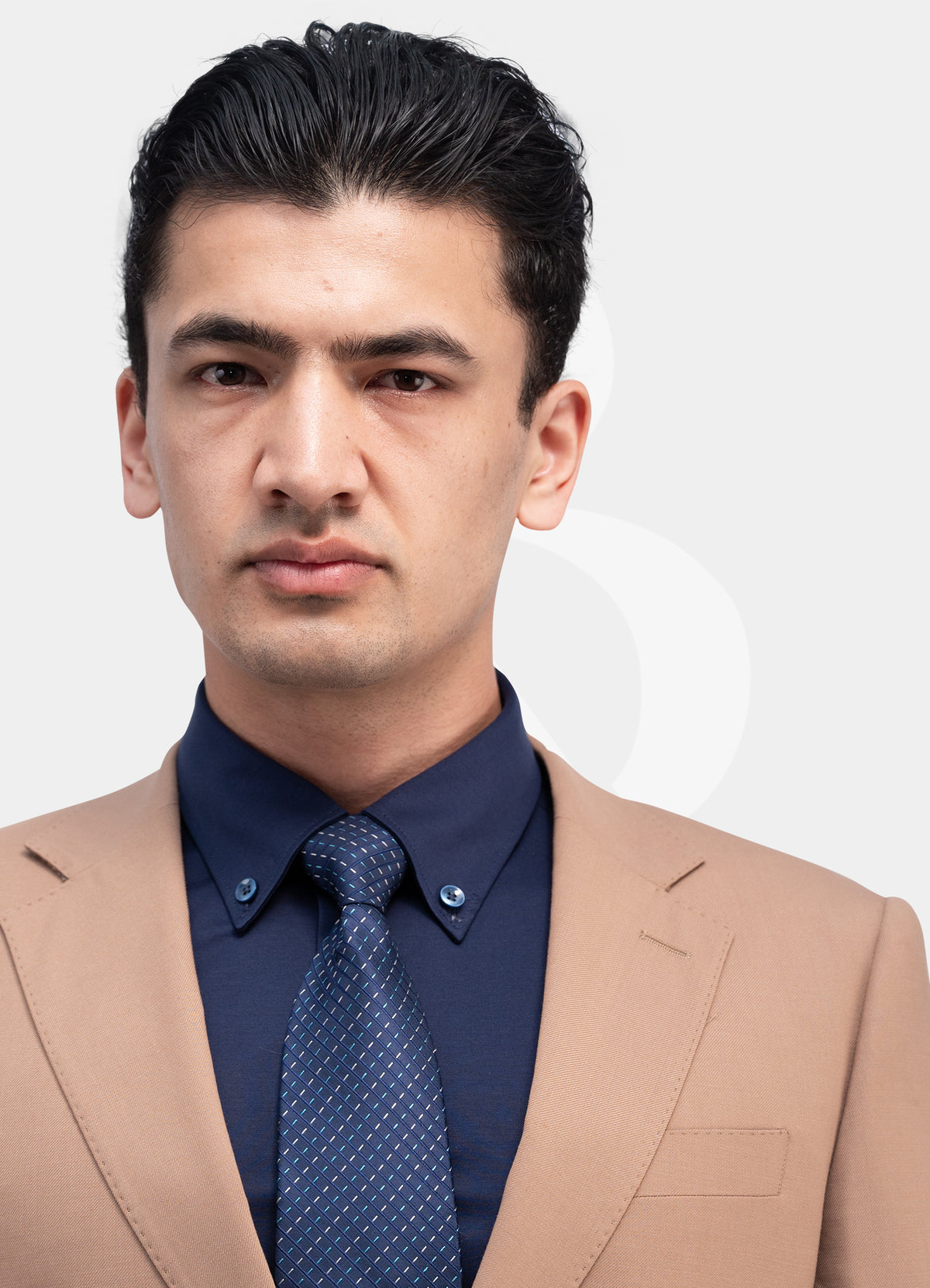 Elite Suit Jacket - 2-Buttons Notch Lapel Brown DB-C2P013