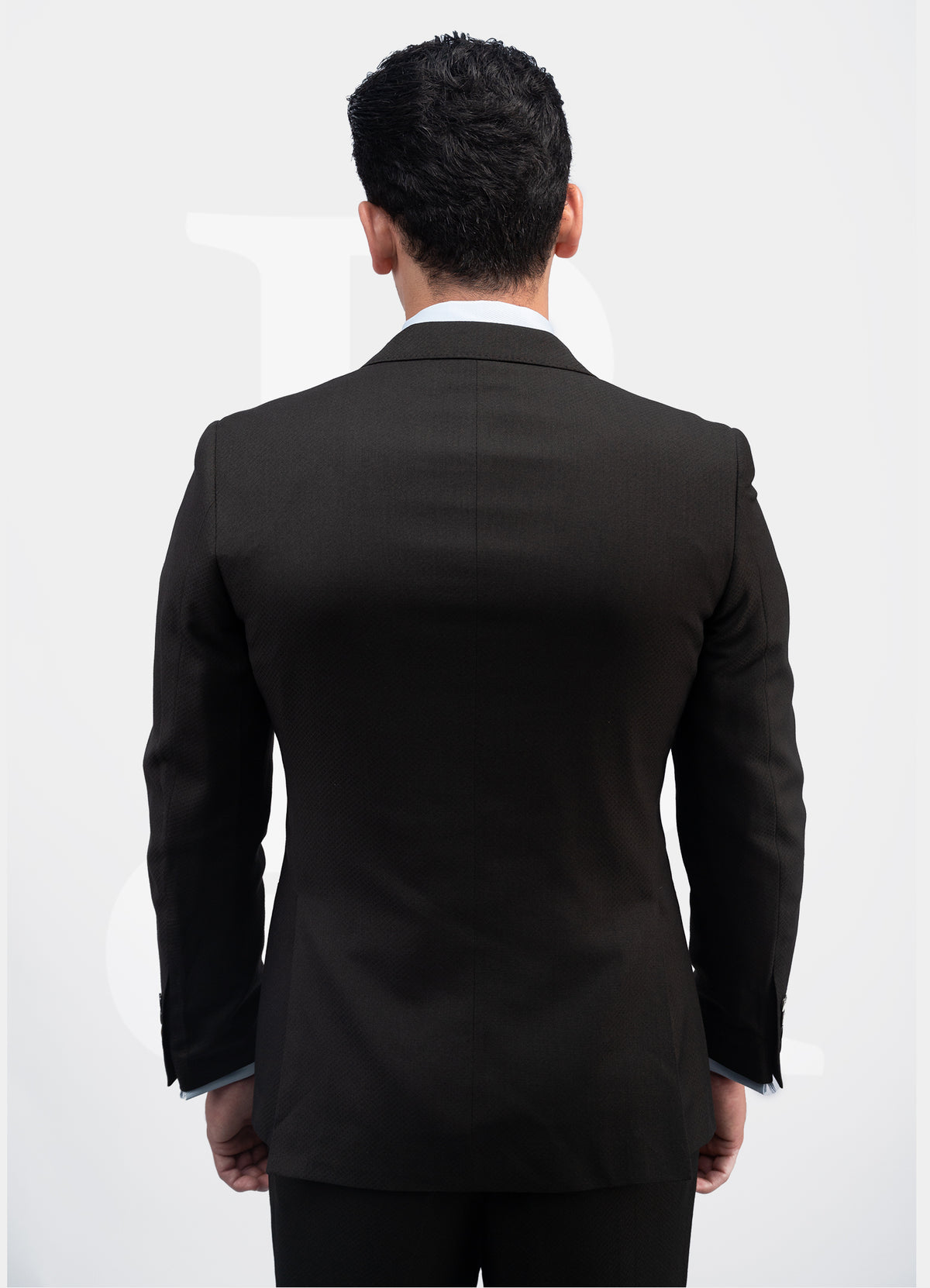 Standard Suit Jacket - Double Breasted Black L3072-20