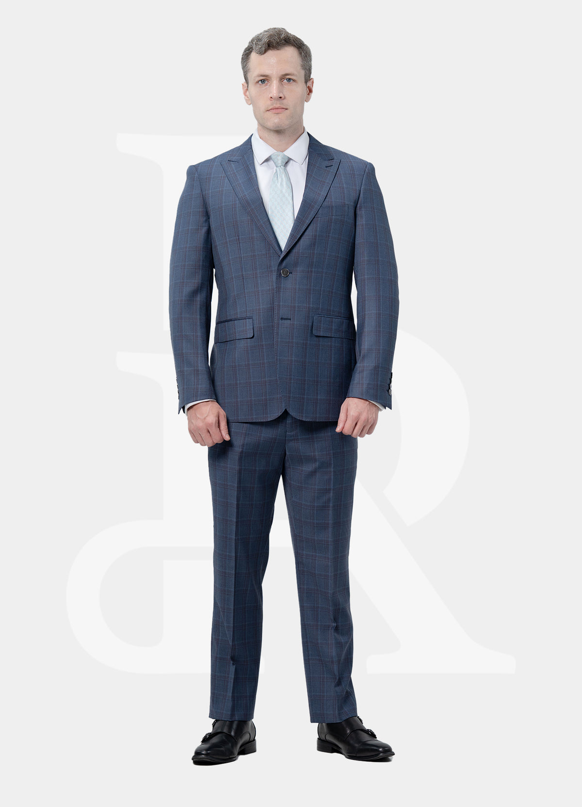 Crimson Stripe Collection, MK-Y062-2 | 100% Wool Suit Jacket