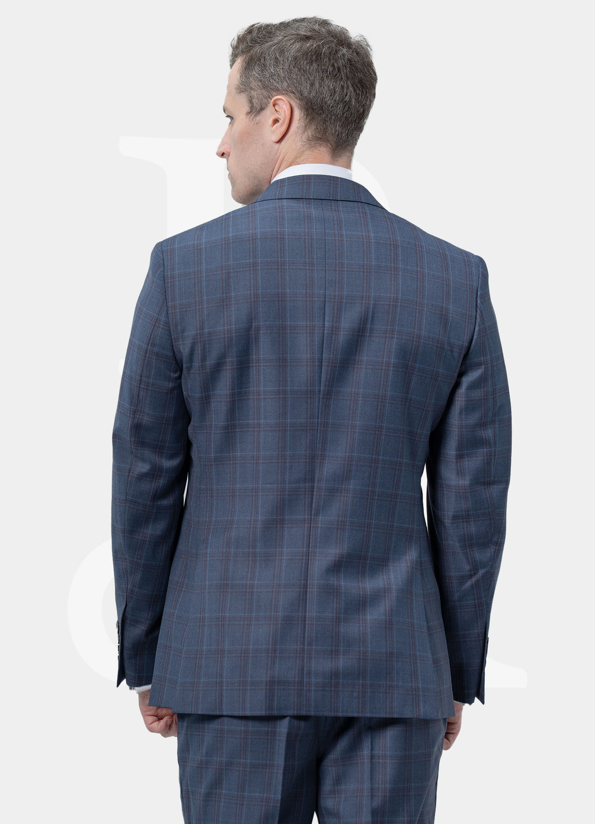 Crimson Stripe Collection, MK-Y062-2 | 100% Wool Suit Jacket