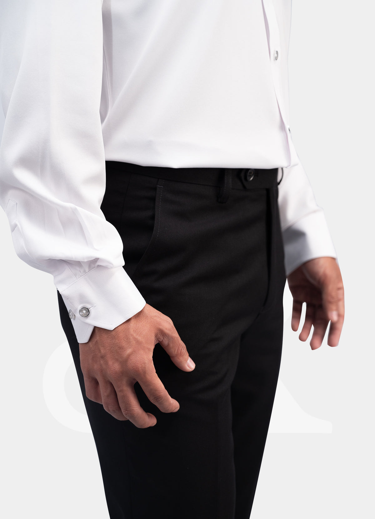 Trousers - Black 017#B