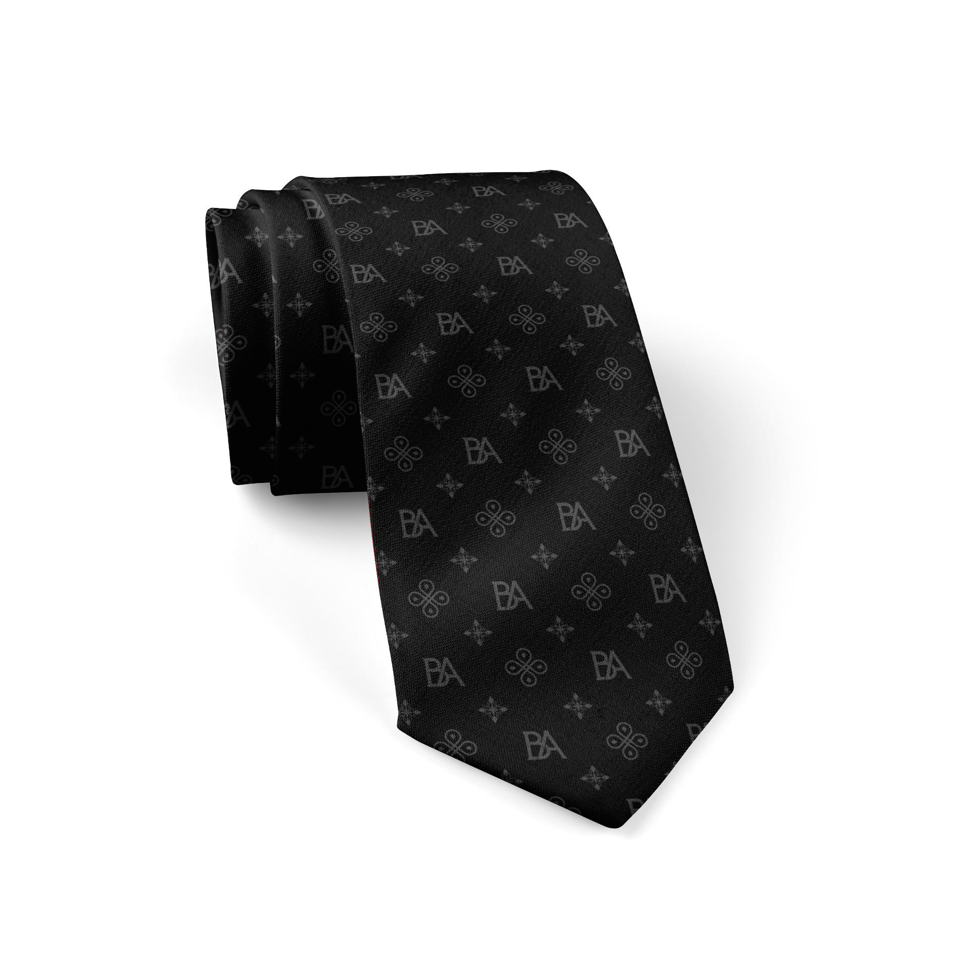 100% Silk Necktie - Black by Blvnc