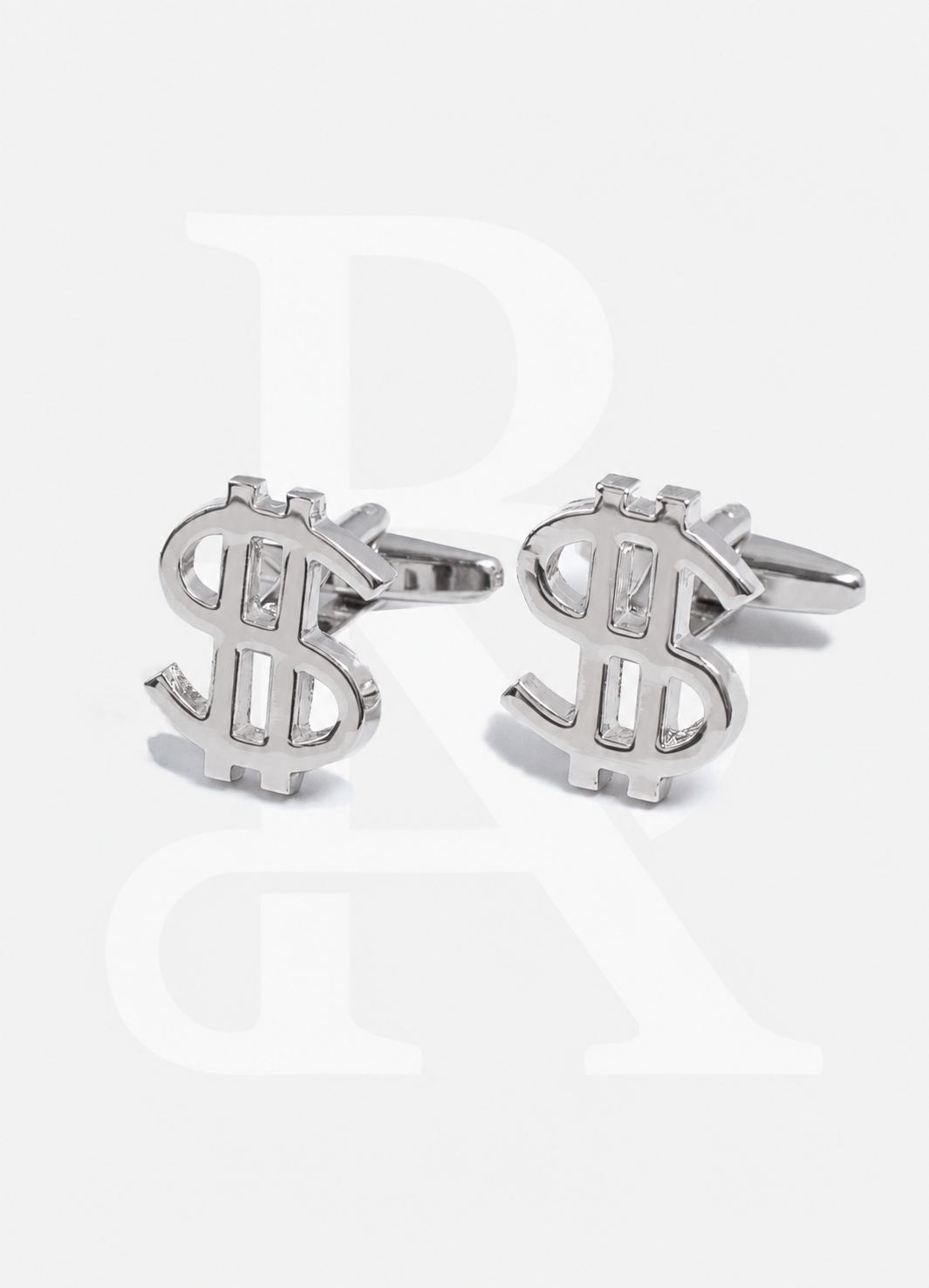 Standard Cufflinks - Silver Money