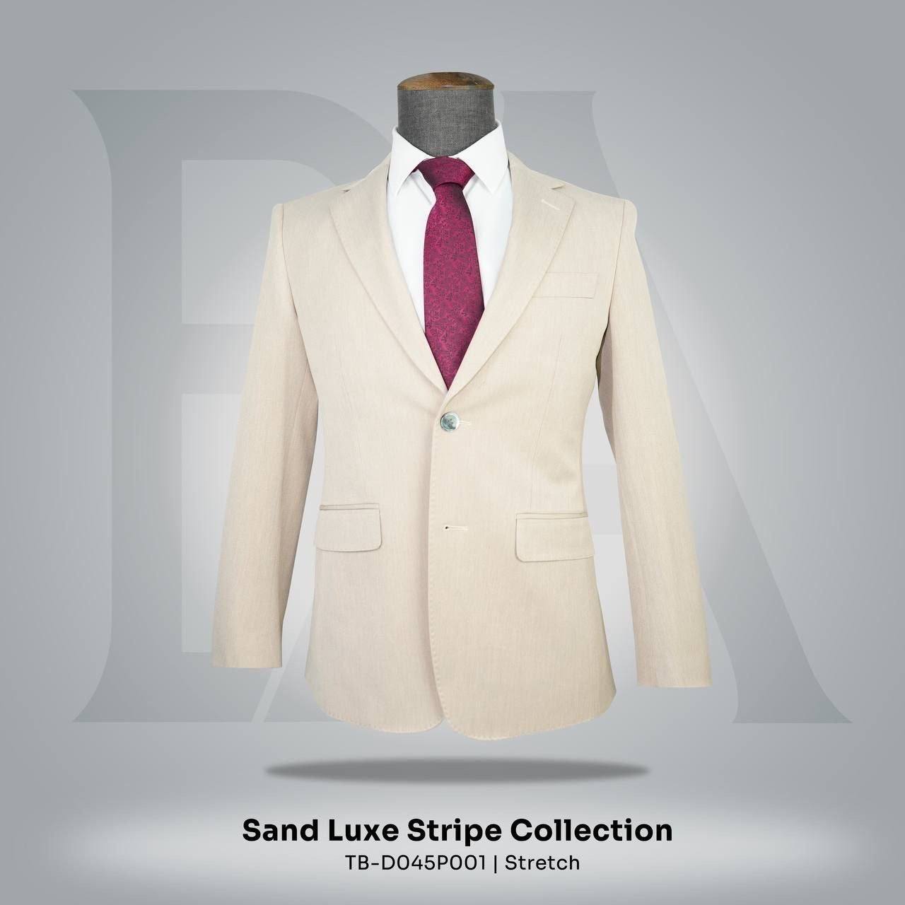 Sand Luxe Collection | TB-D045P001 | Stretch Suit Jacket