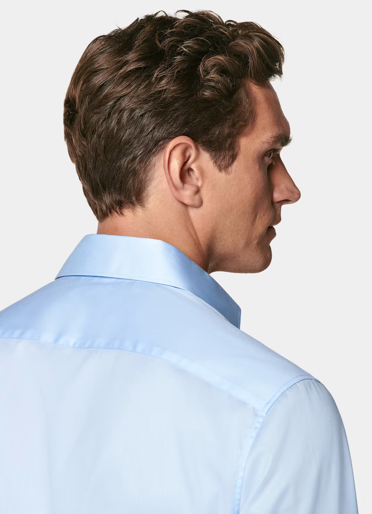 French Cuff - Non Iron Powder Blue Shirt