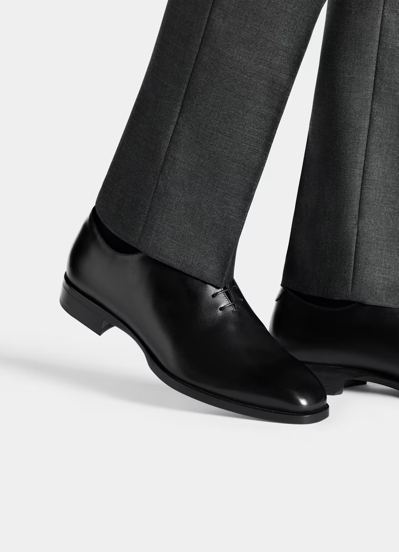 Wholecut Oxford Dress Shoes - Black MF181165