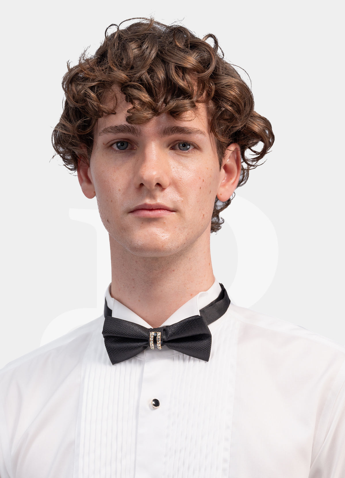 100% Cotton 100S - Tuxedo Pleated Dress Shirt 19006LF