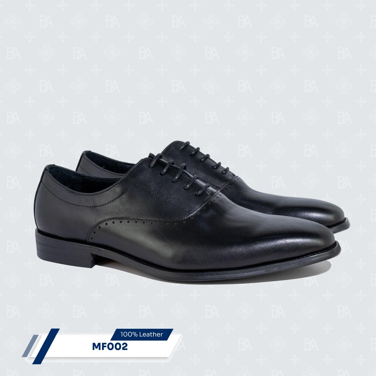 Plain Oxford Dress Shoes - Black