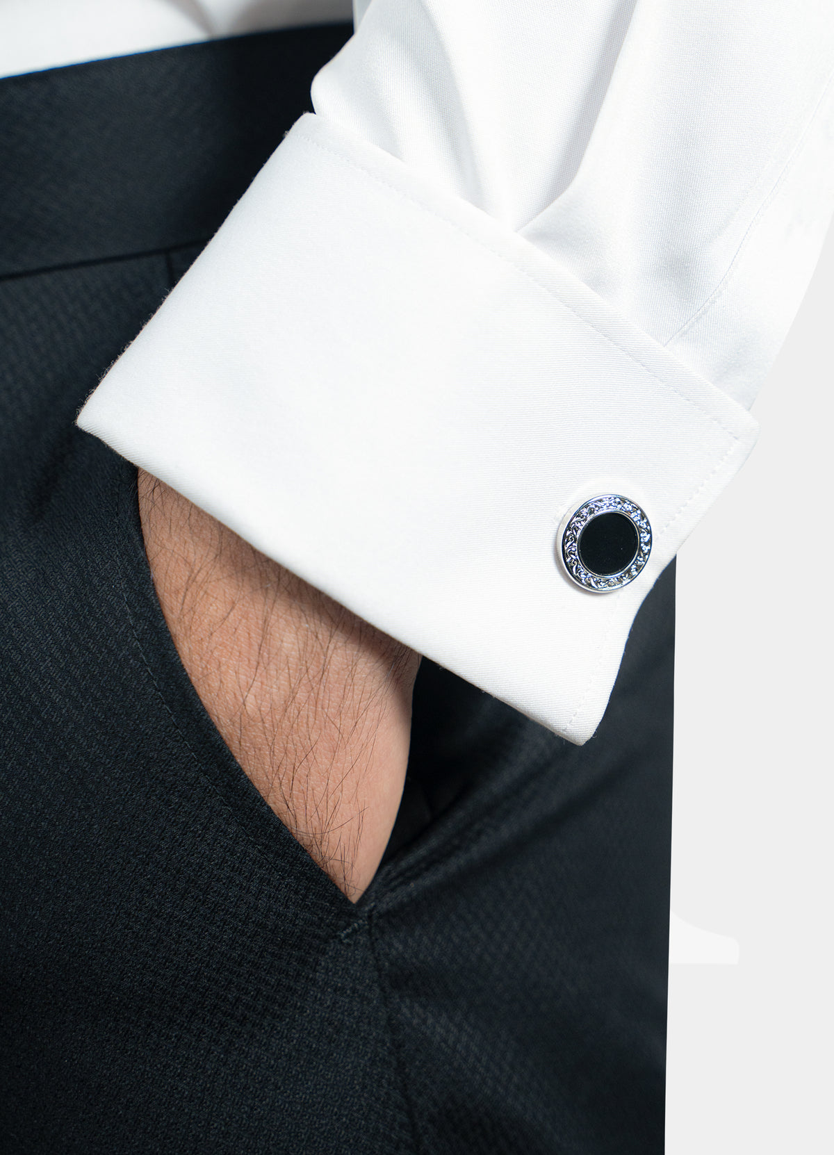 Cufflinks Premium - Black Gems