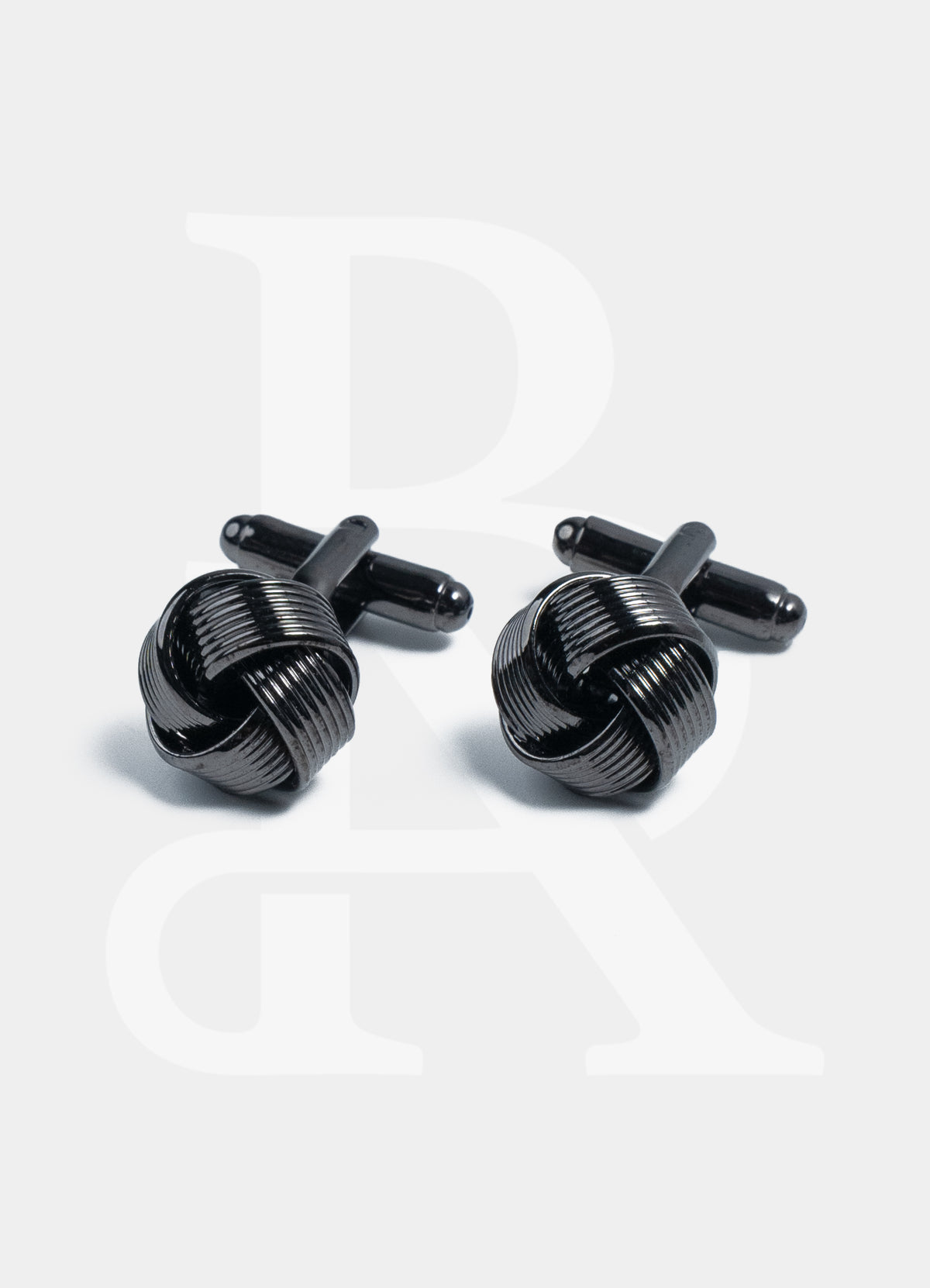 Standard Cufflinks - Black Knot CA0001-Black
