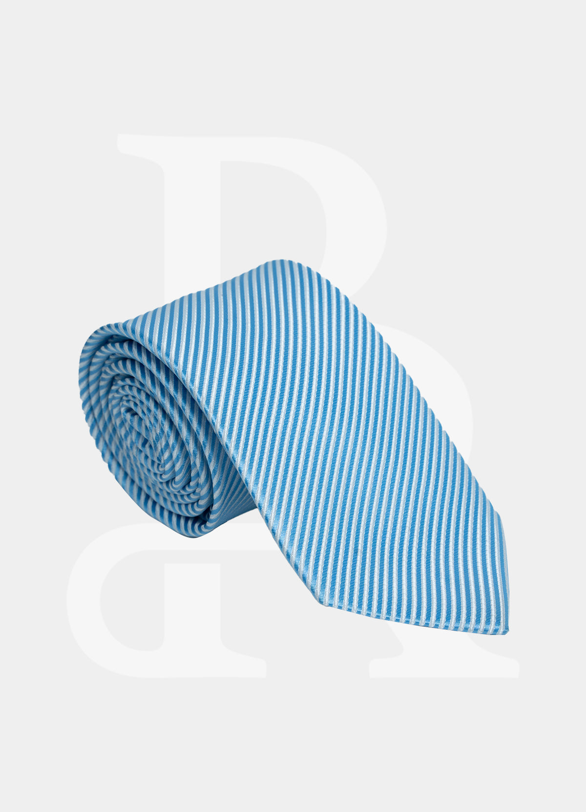 Standard Necktie - Sky Blue Stripe NTP-C6