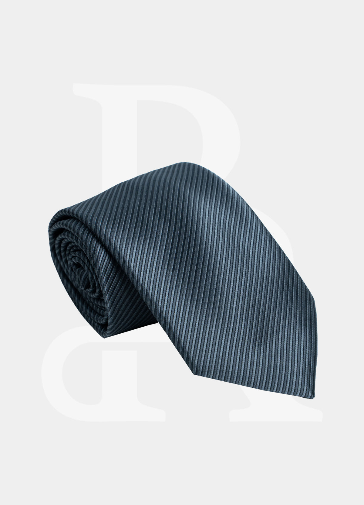 Standard Necktie - Dark Grey Stripe