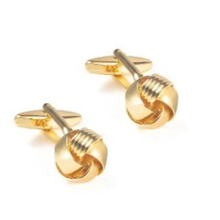 Cufflinks Standard - Gold Knot