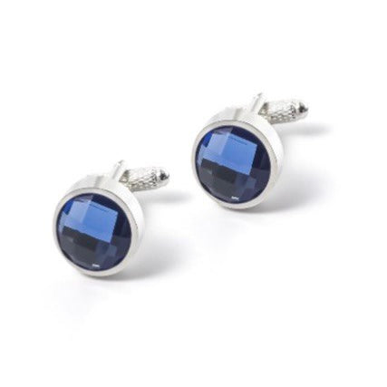 Cufflinks Premium - Navy Big Gems