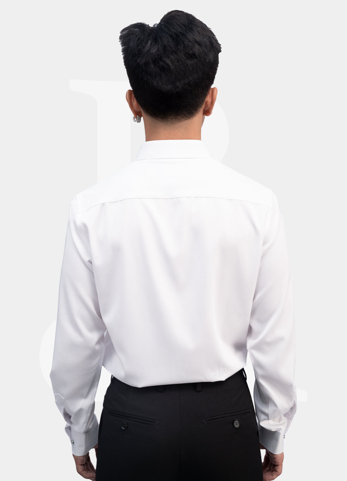 Non Iron Dress Shirt - White