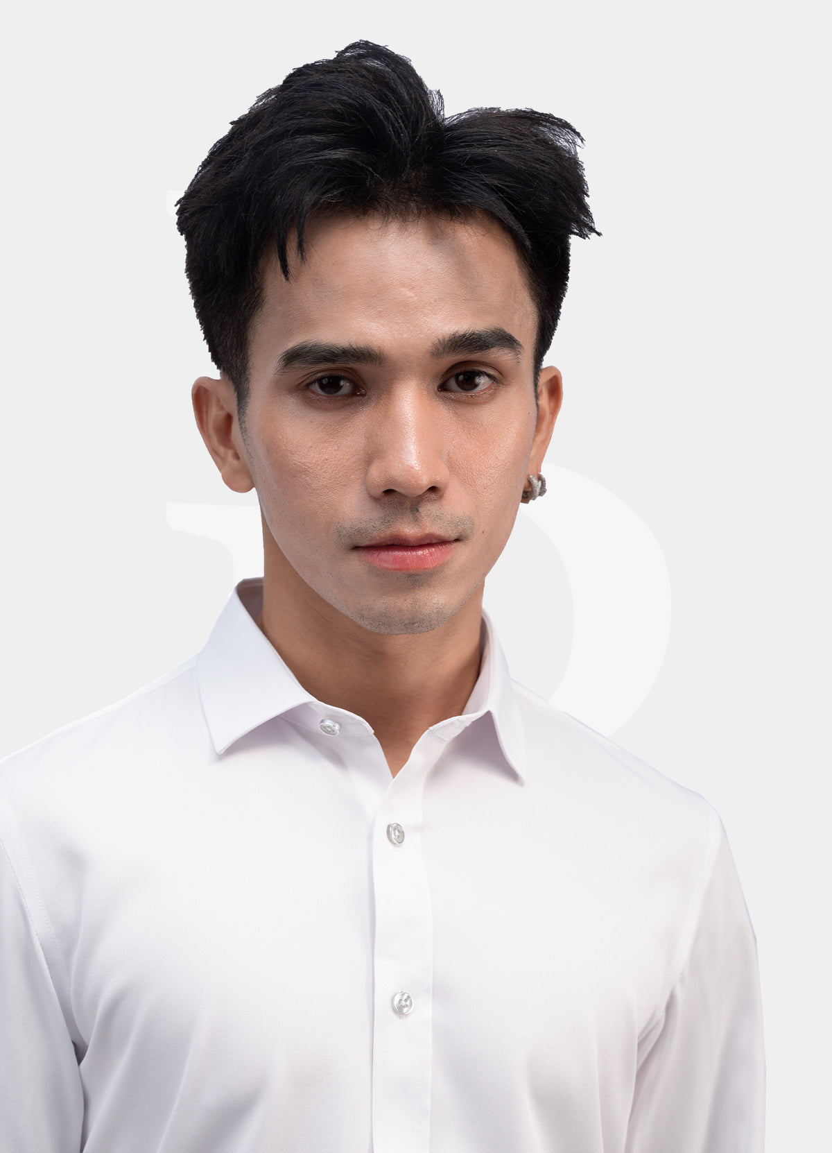 Non Iron Dress Shirt - White