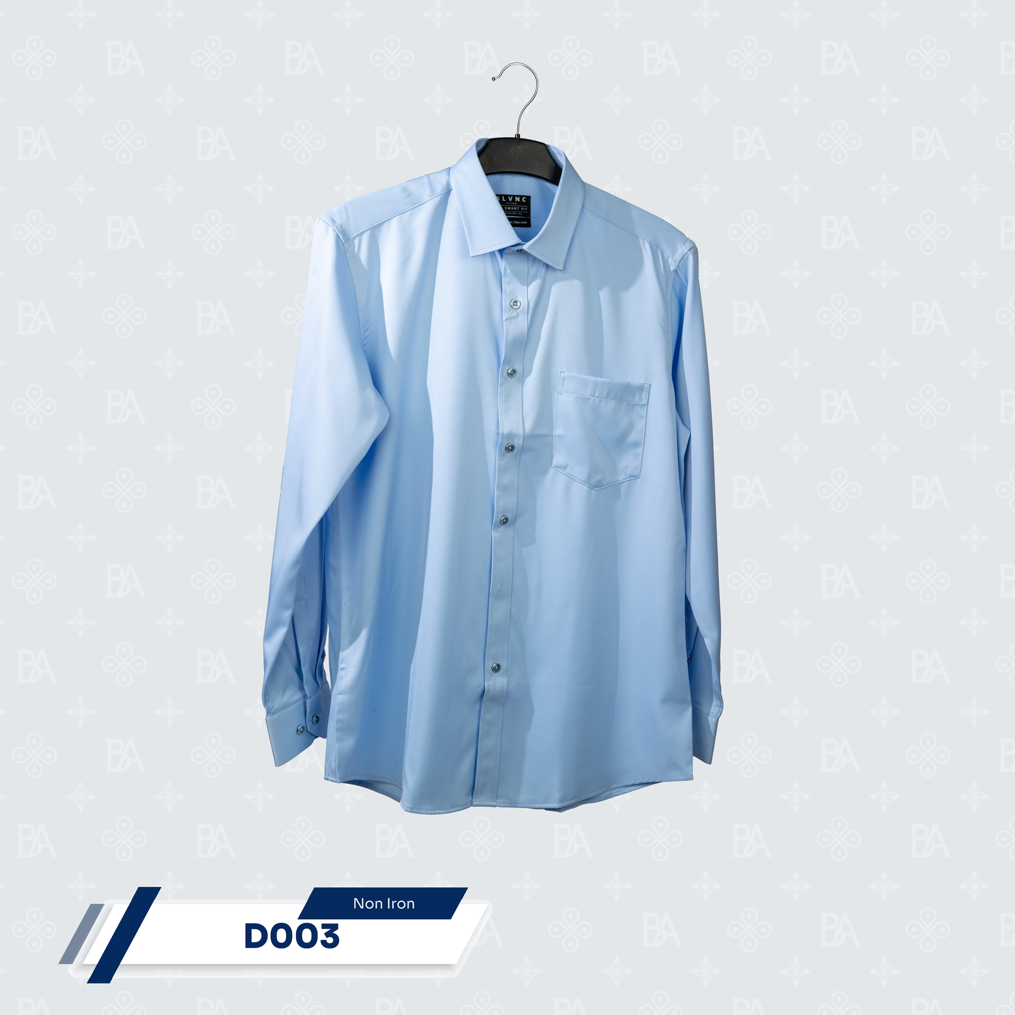 Non Iron Dress Shirt - Blue