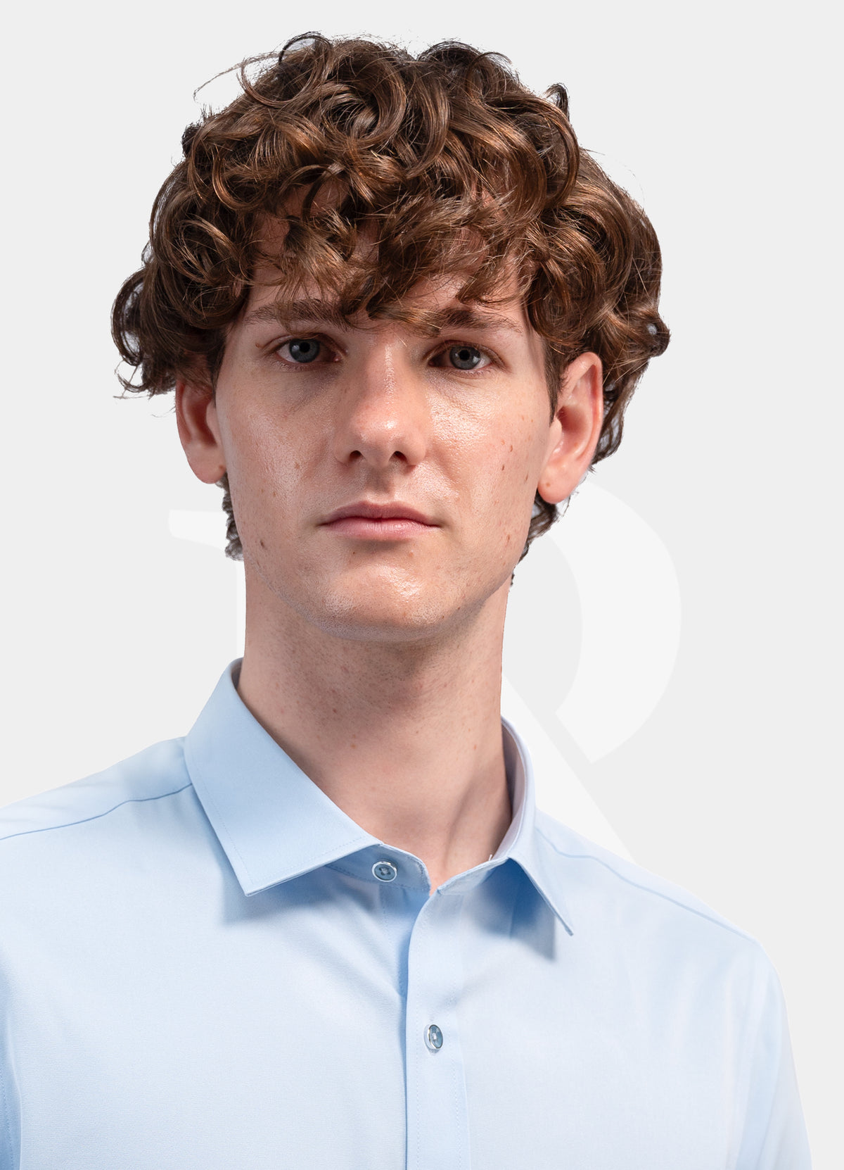 Non Iron Dress Shirt - Blue