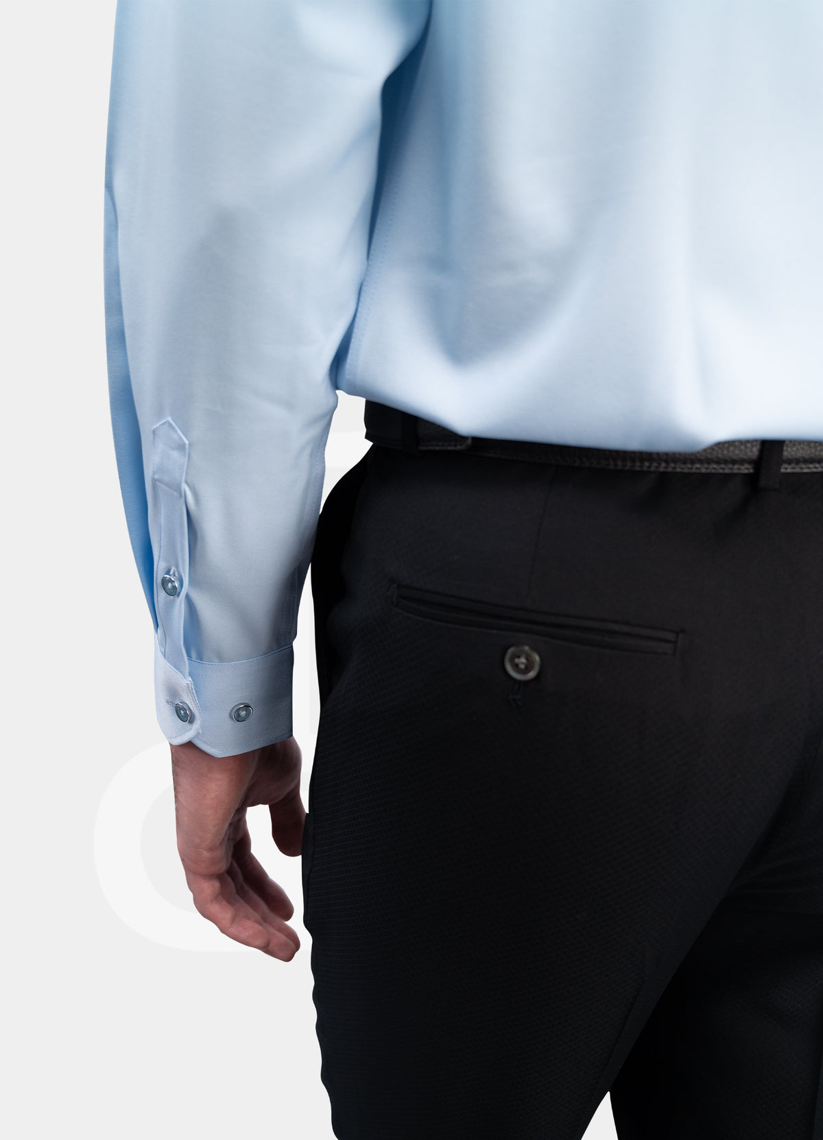 Non Iron Dress Shirt - Blue