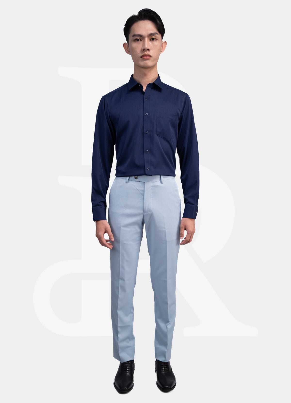 Non Iron Dress Shirt - Navy