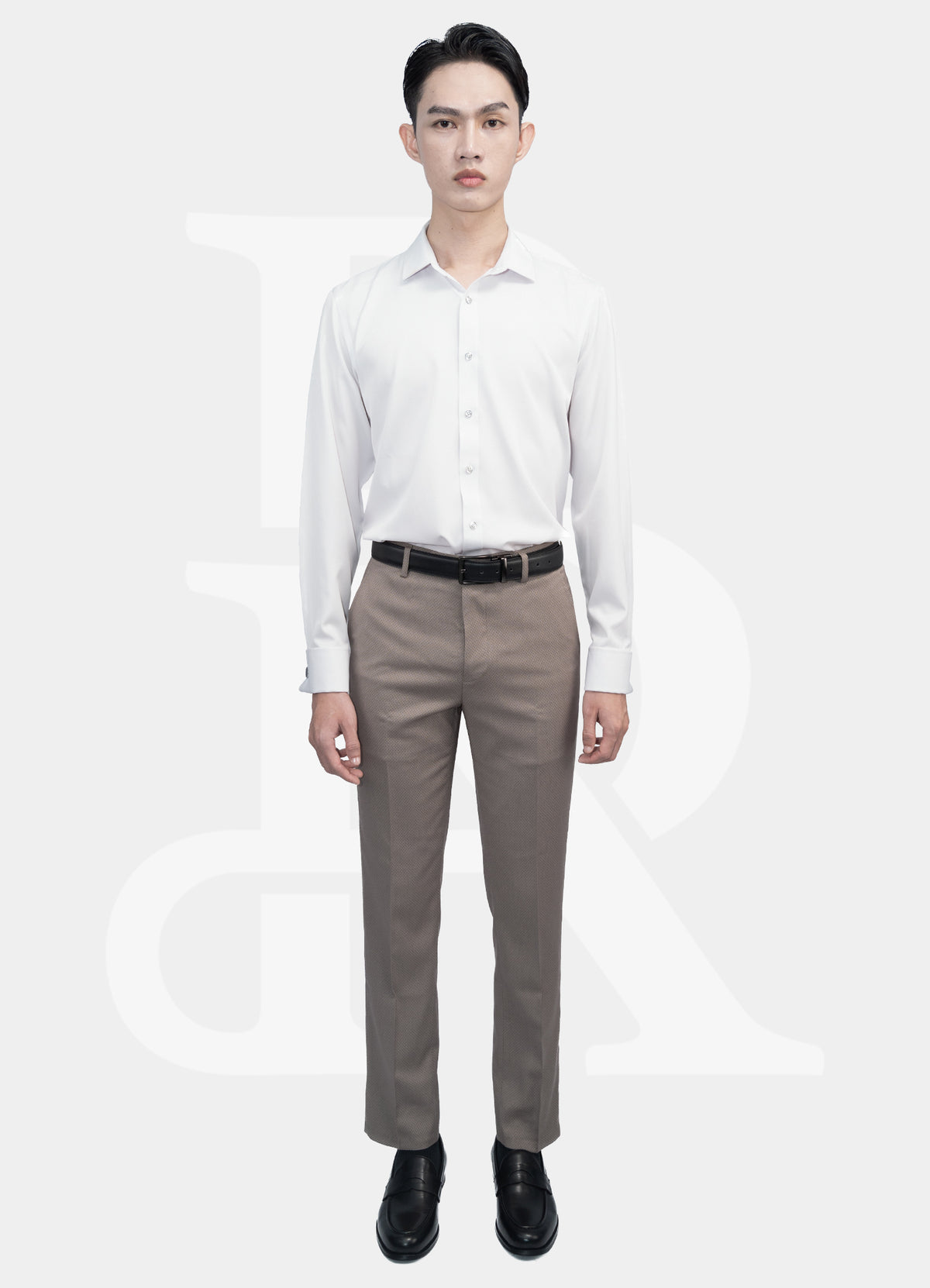 French Cuff - Non Iron White Shirt