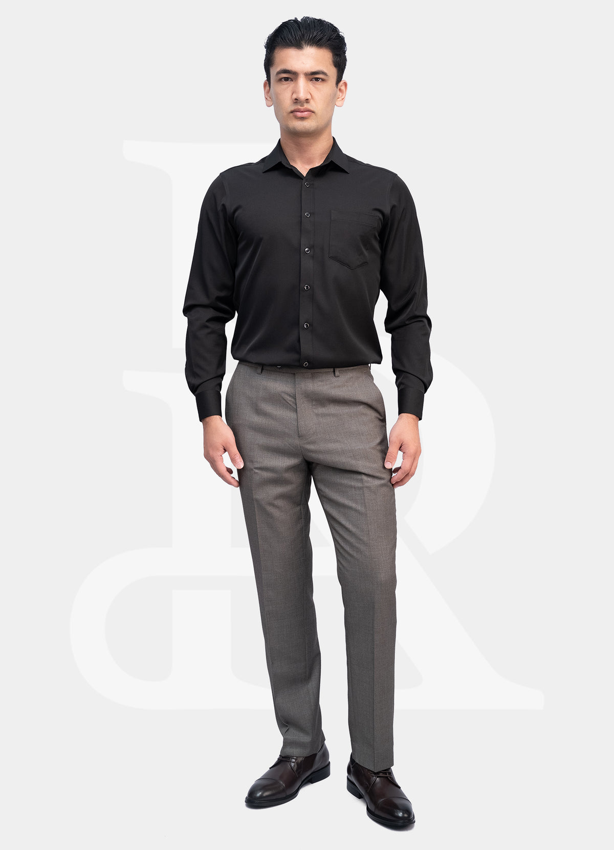 Non Iron Dress Shirt - Black