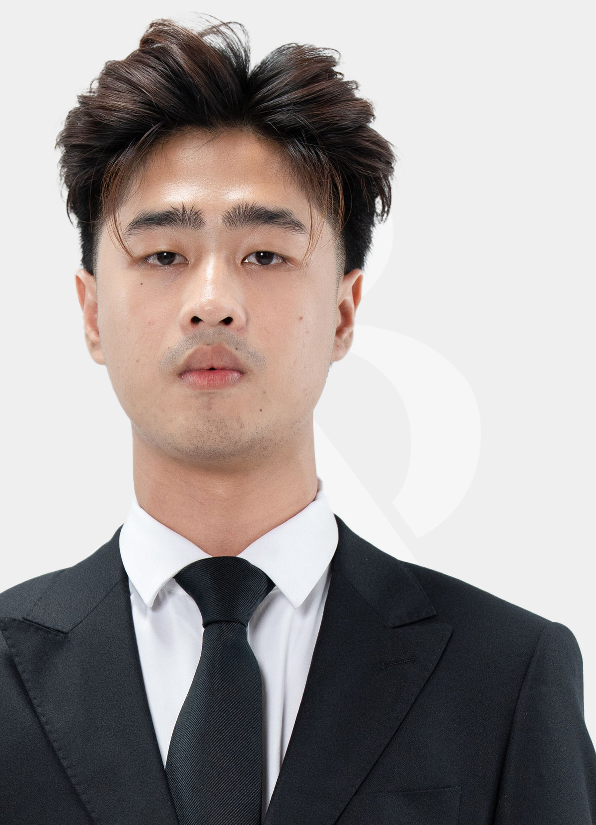 Gold Button Black, 2 Buttons, Notch Lapel, Double Vent, Custom Bemberg Lining, NKJS32104 Button