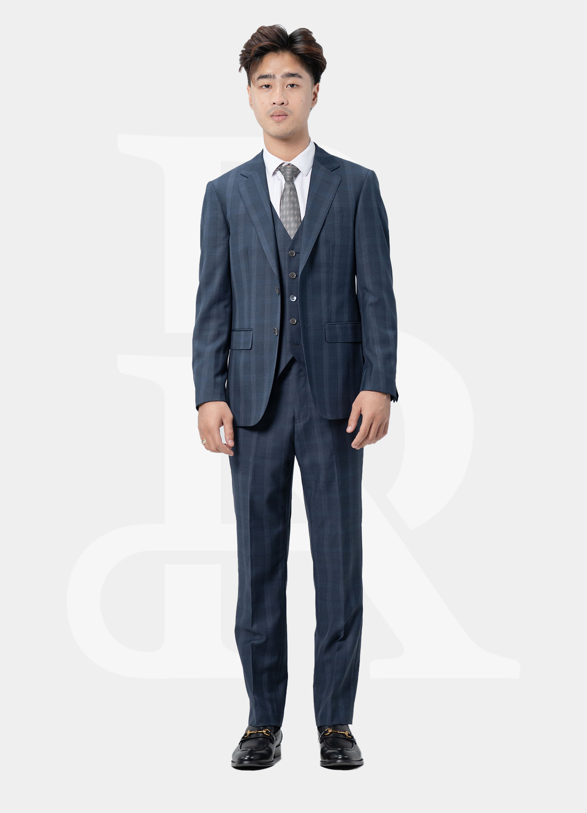Regent Stripe Collection, DB-C1G019 | Elite Suit Jacket