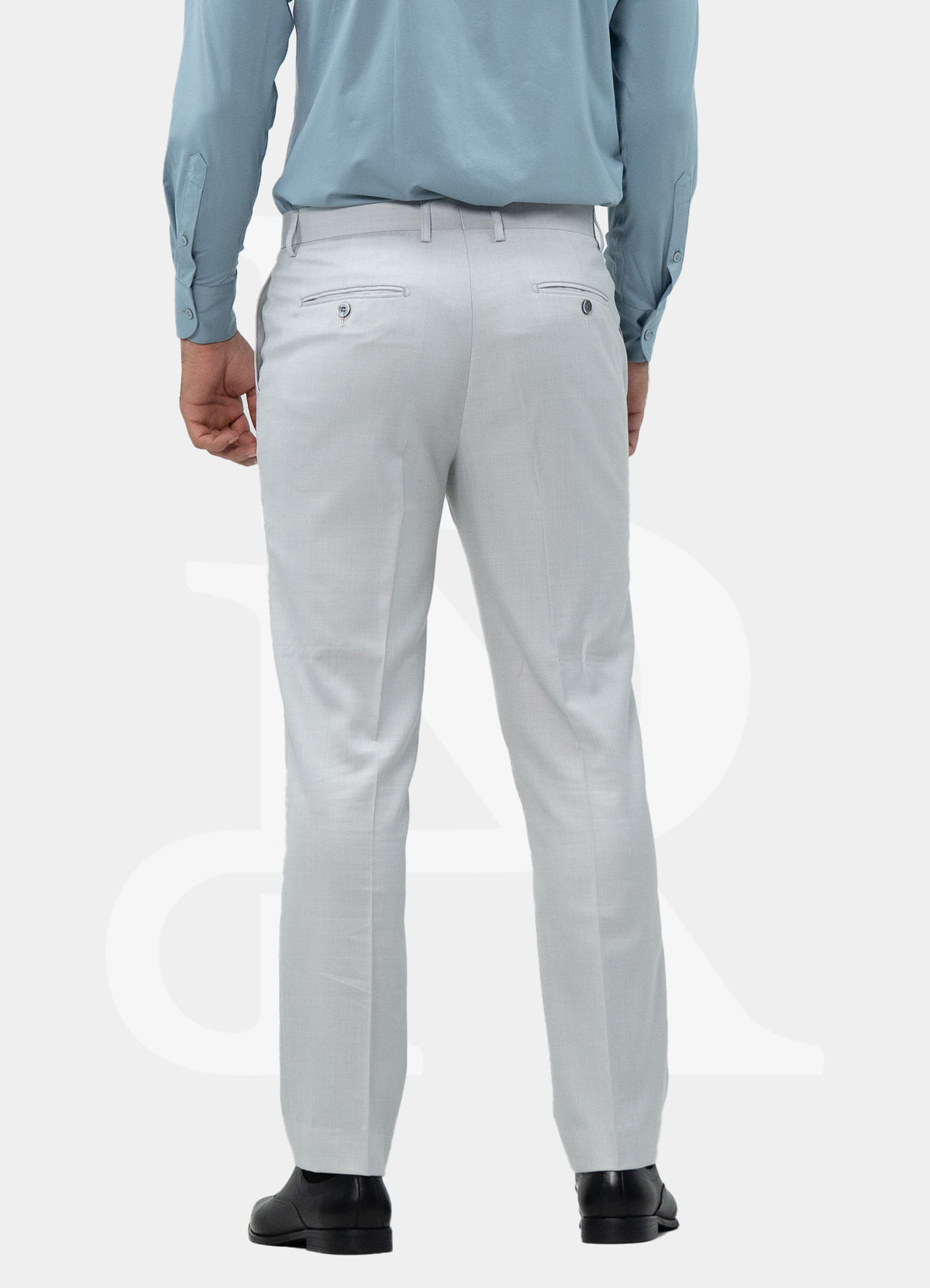 50% Wool Trousers - Light Grey DB-C2P009