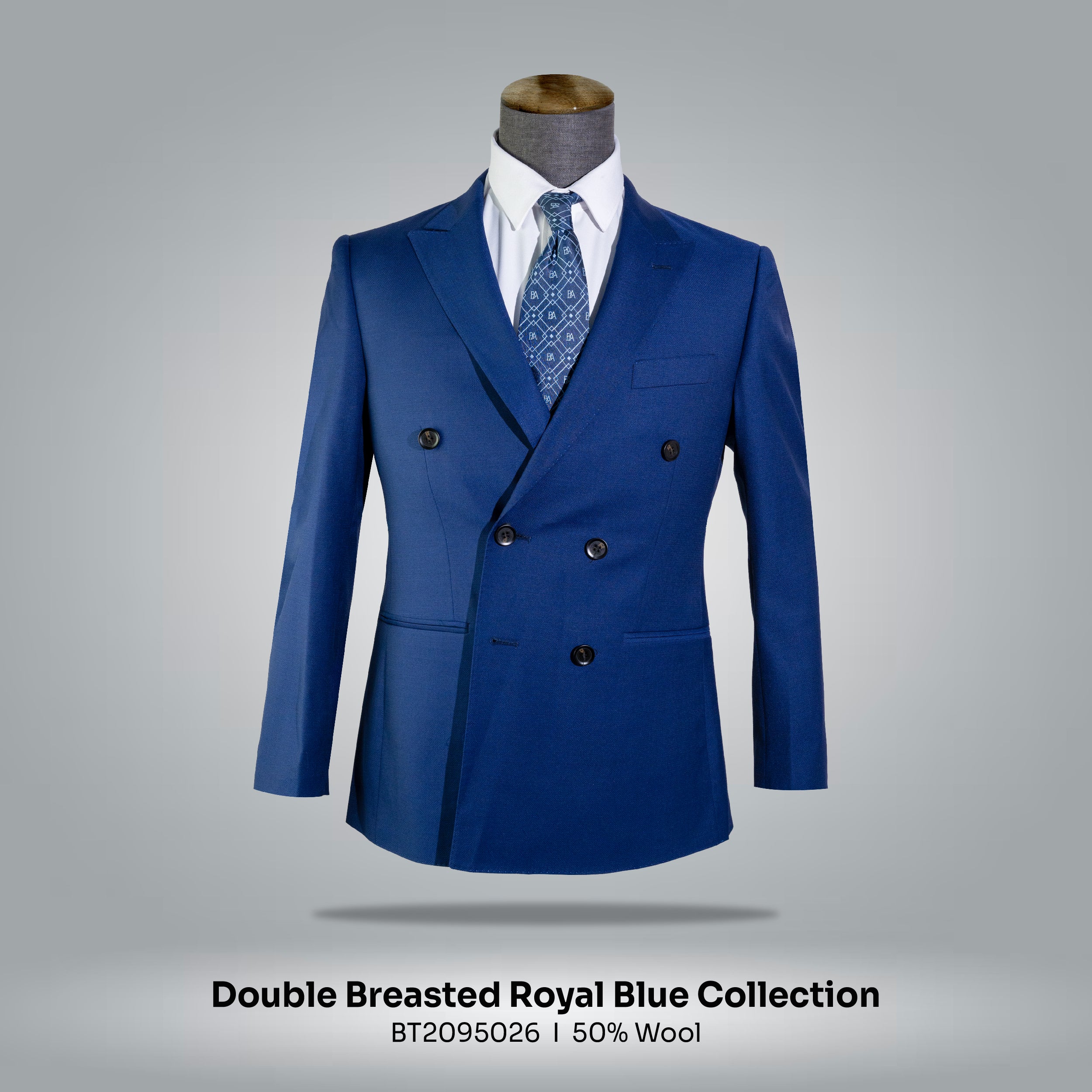 Black, Double Breasted, Peak Lapel, Double Vent, Custom Bemberg Lining