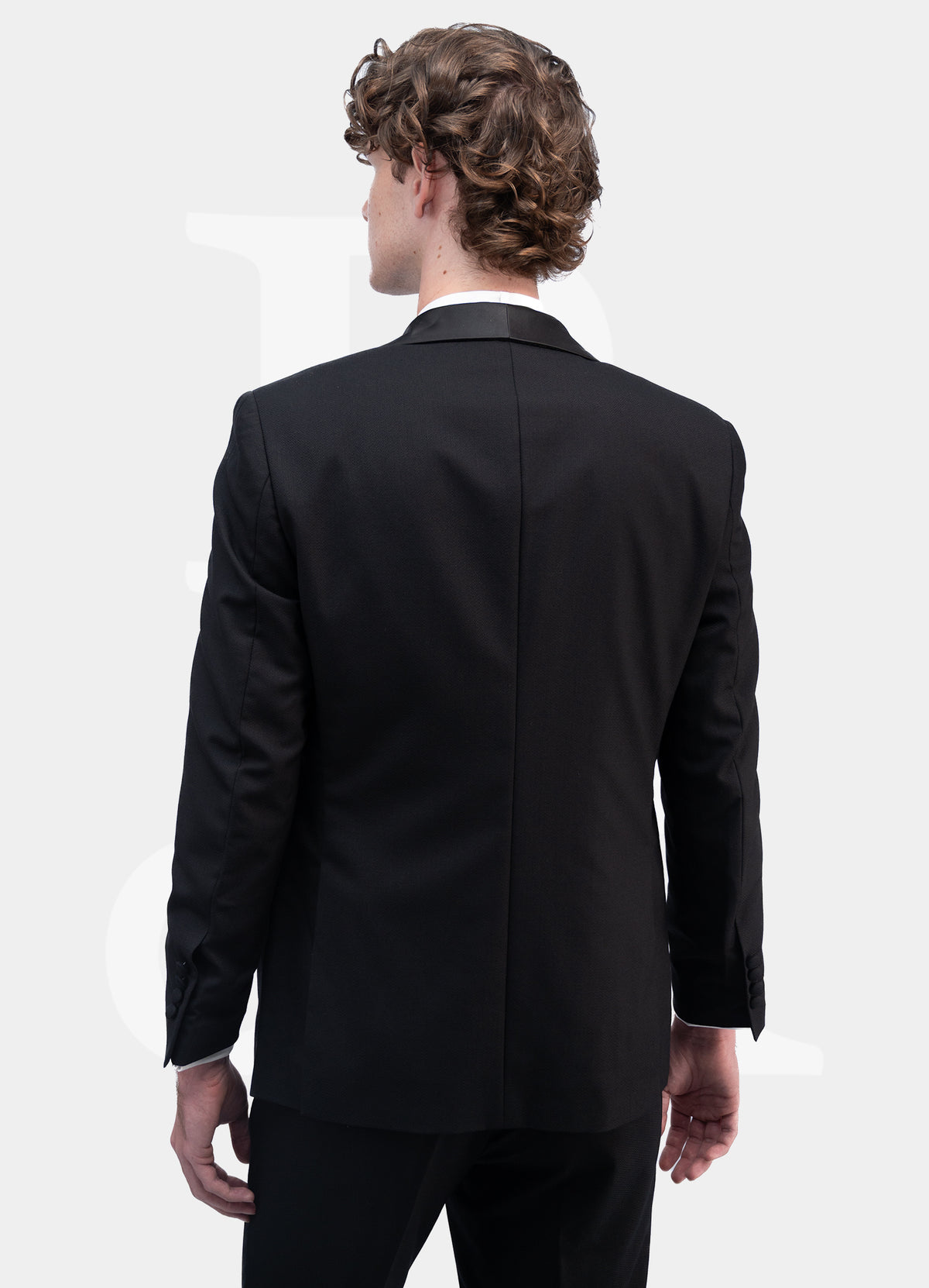 The Tuxedo Black Tie Series, DB-A2H045-T1 | 100% Wool Tuxedo Jacket, Shawl Lapel