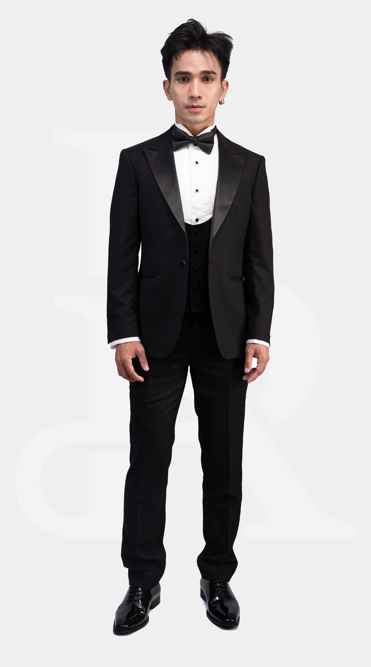 The Tuxedo Black Tie Series, DB-A2H045-T2 | 100% Wool Tuxedo Jacket