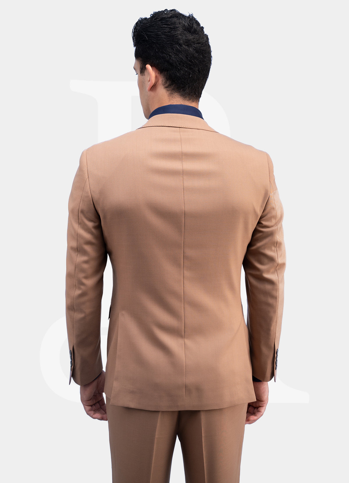 Elite Suit Jacket - 2-Buttons Notch Lapel Brown DB-C2P013