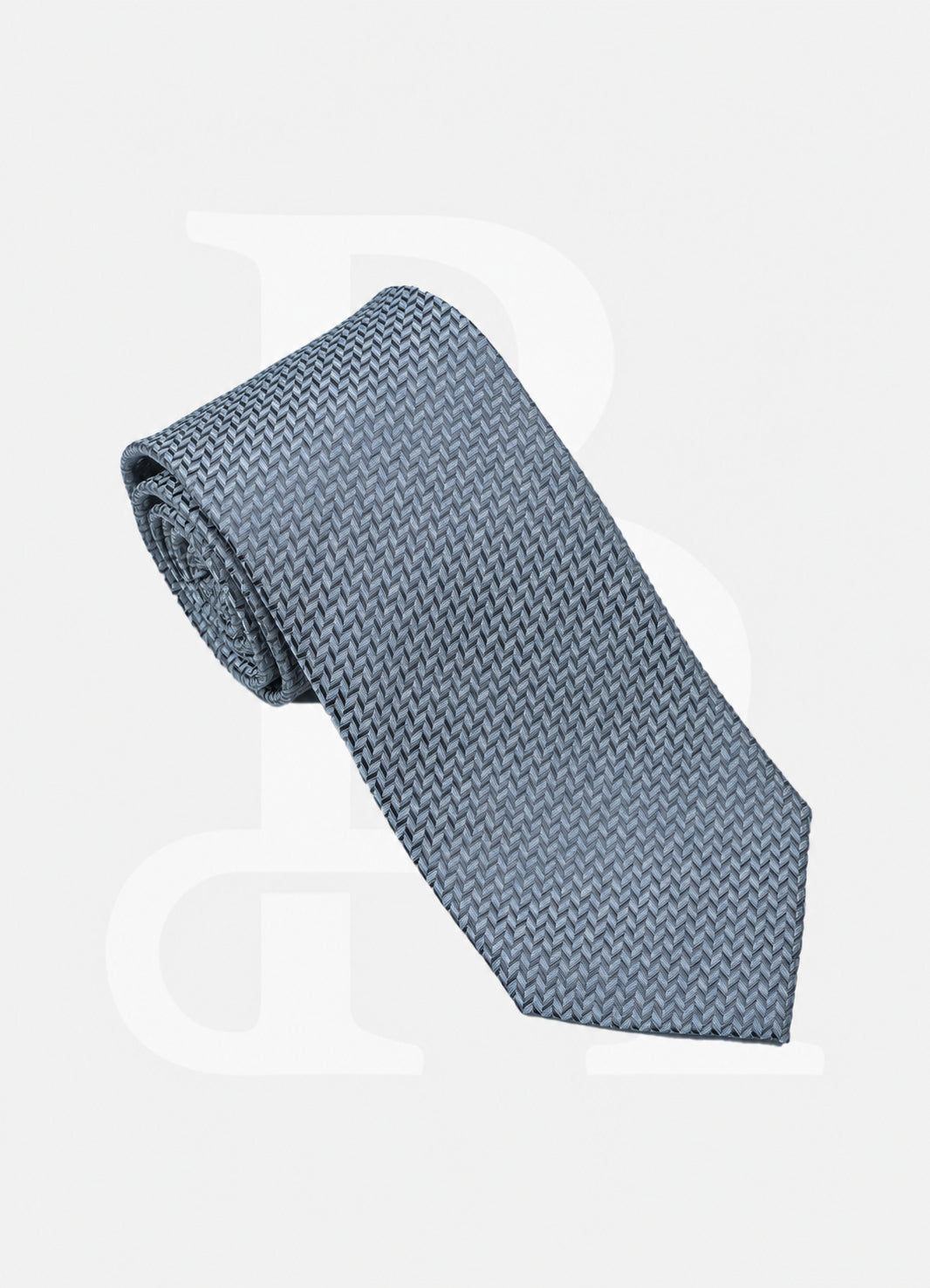100% Silk Necktie - Light Grey L85H-S67