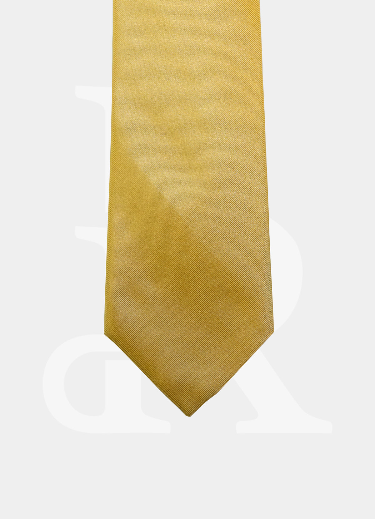 100% Silk Necktie - Gold L85H-S61