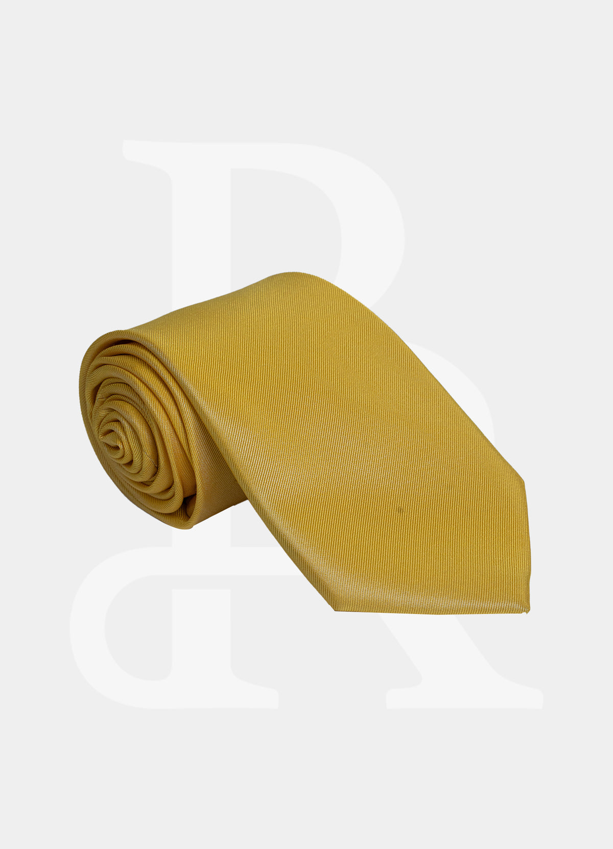 100% Silk Necktie - Gold L85H-S61