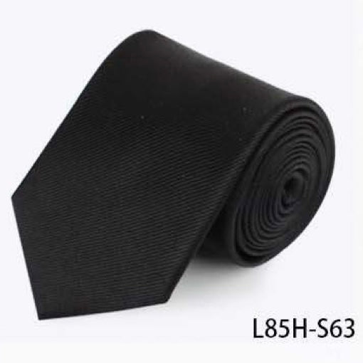 100% Silk Necktie - Black