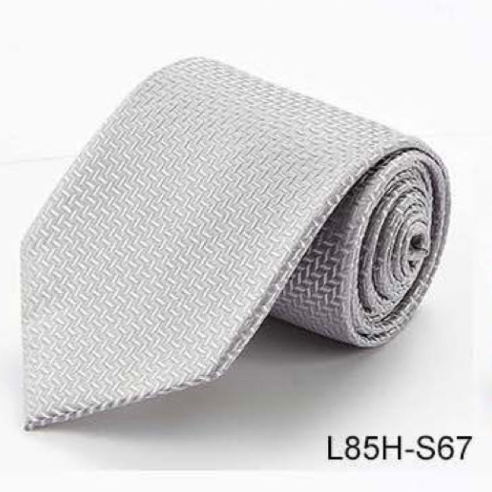 100% Silk Necktie - All White