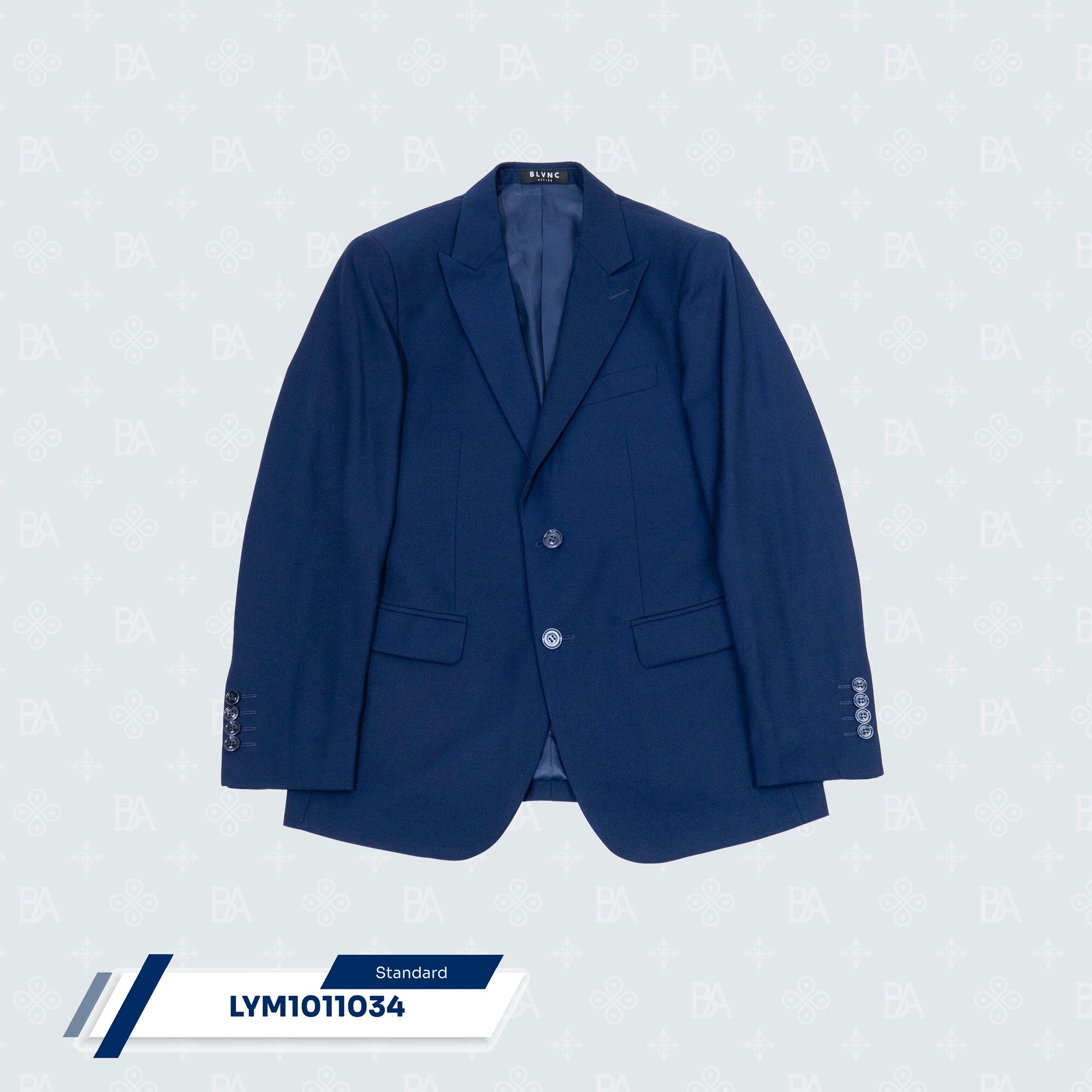 Classic 2 Buttons Suit Jacket - Navy Italian Cut