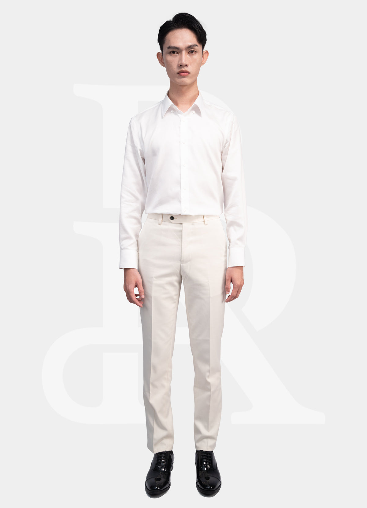 Ceremonial Label - 100% Cotton Frenchcuff Dress Shirt M-91-CLS
